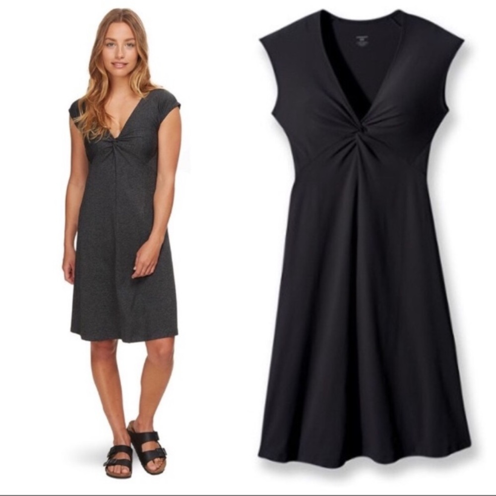 Patagonia Bandha Black Medium Dress Twist Front